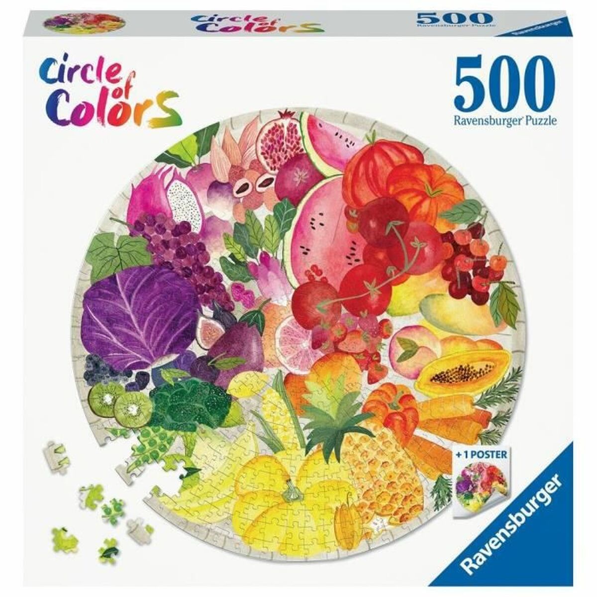 Pussel Ravensburger Iceland: Kirkjuffellsfoss  (500 Delar)
